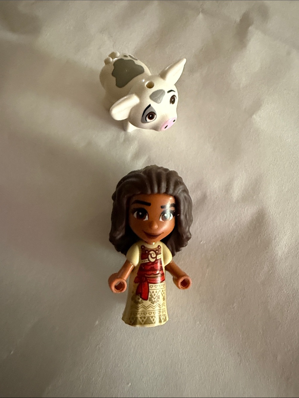 Lego Disney Princess Moana Mini - mini Figure Toy with Lua the  Pig